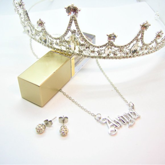 Angel necklace Set and Angel Tiara Gift for Her - Picture 1 of 6